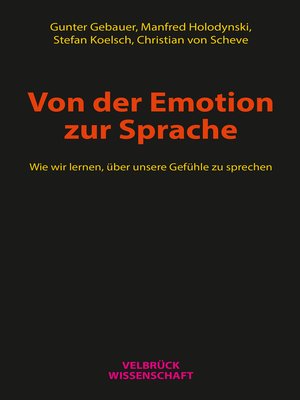 cover image of Von der Emotion zur Sprache